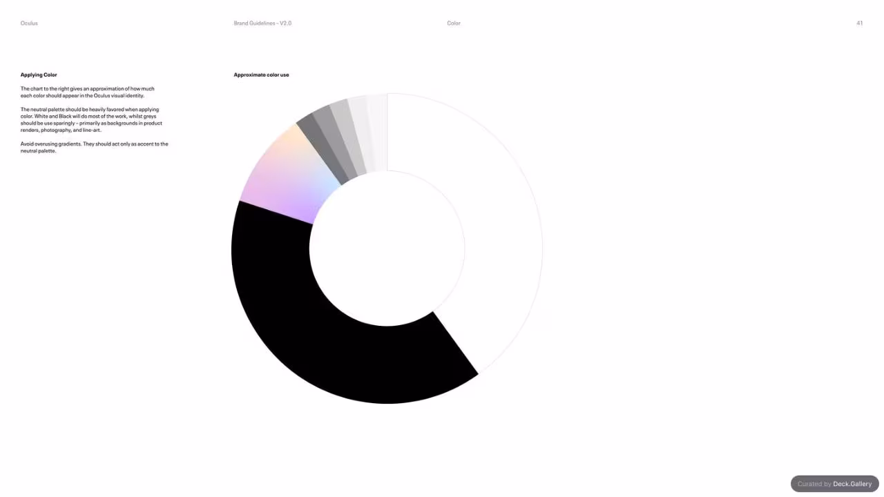 Oculus Brand Guidelines v2.0, slide 41