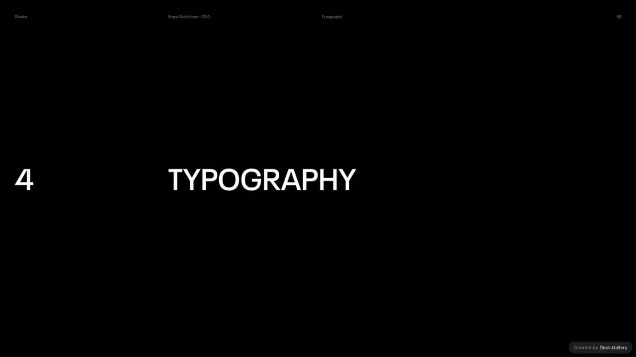 Oculus Brand Guidelines v2.0, slide 49