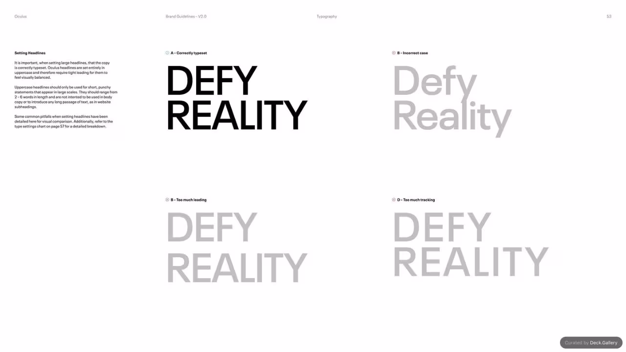 Oculus Brand Guidelines v2.0, slide 53
