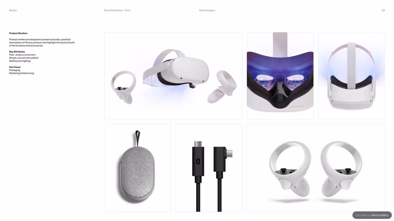 Oculus Brand Guidelines v2.0, slide 64