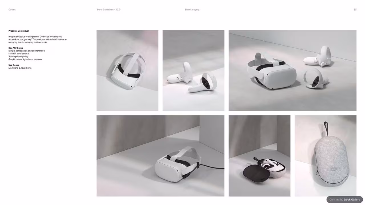 Oculus Brand Guidelines v2.0, slide 65