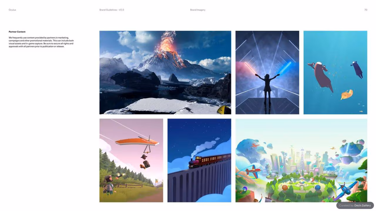 Oculus Brand Guidelines v2.0, slide 70