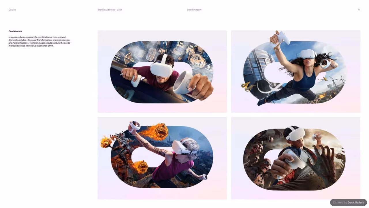 Oculus Brand Guidelines v2.0, slide 71