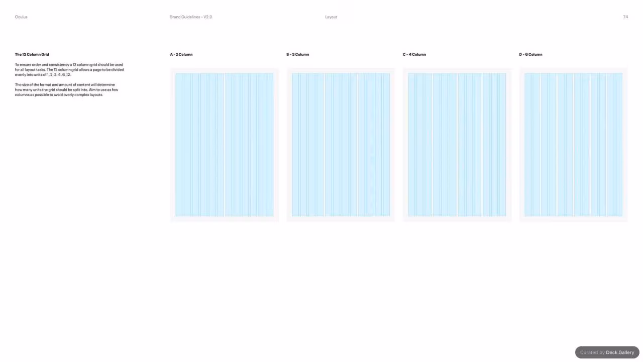 Oculus Brand Guidelines v2.0, slide 74