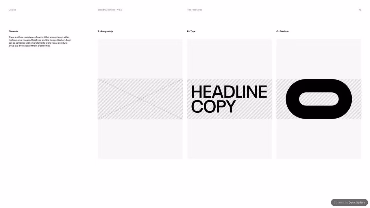 Oculus Brand Guidelines v2.0, slide 78