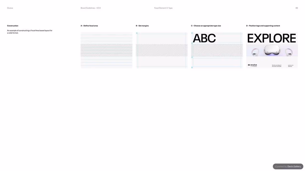 Oculus Brand Guidelines v2.0, slide 89