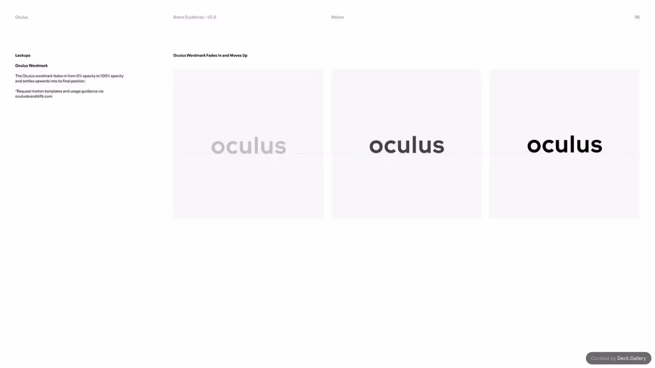 Oculus Brand Guidelines v2.0, slide 96