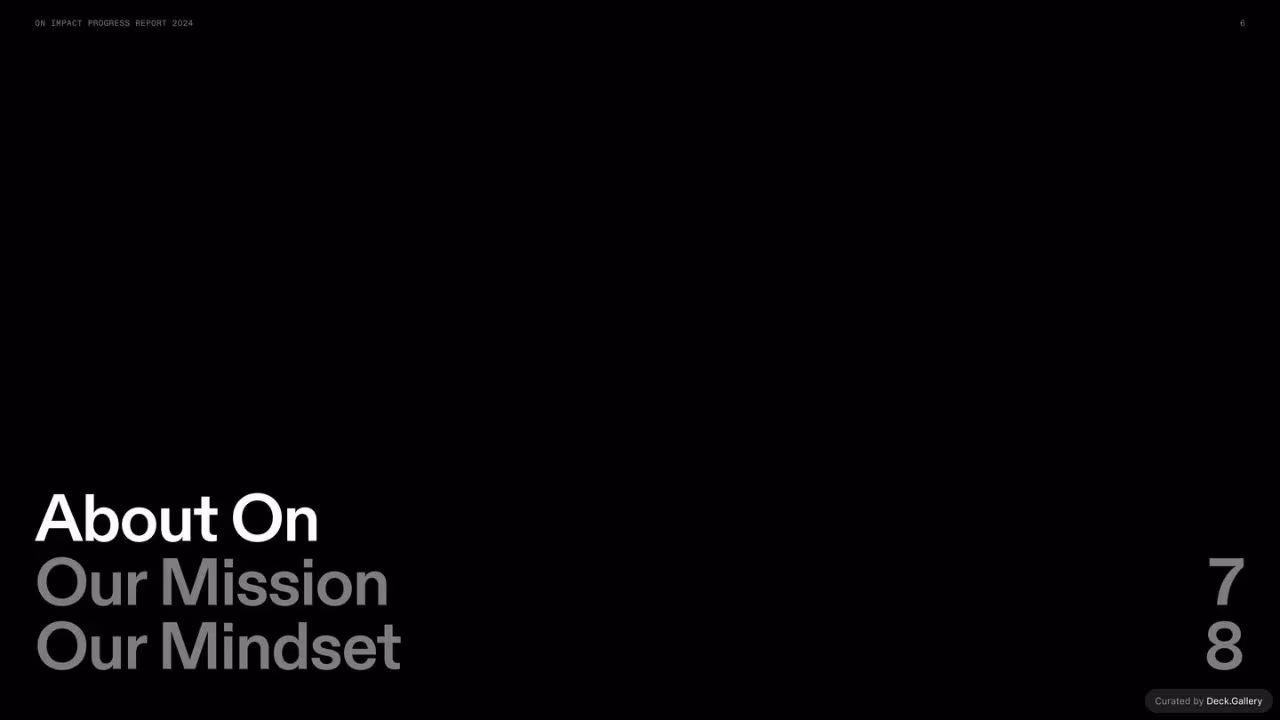 On Impact Progress Report 2024, slide 6