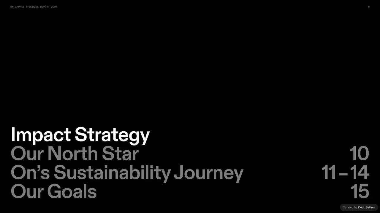 On Impact Progress Report 2024, slide 9