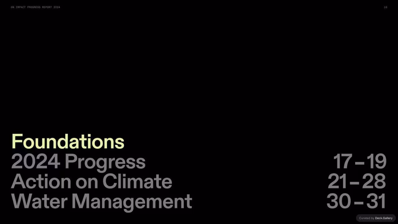 On Impact Progress Report 2024, slide 16