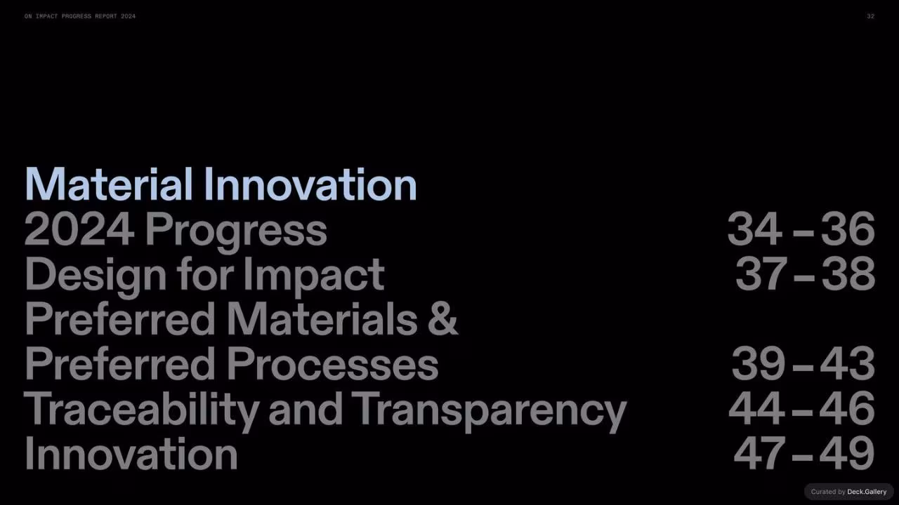 On Impact Progress Report 2024, slide 32