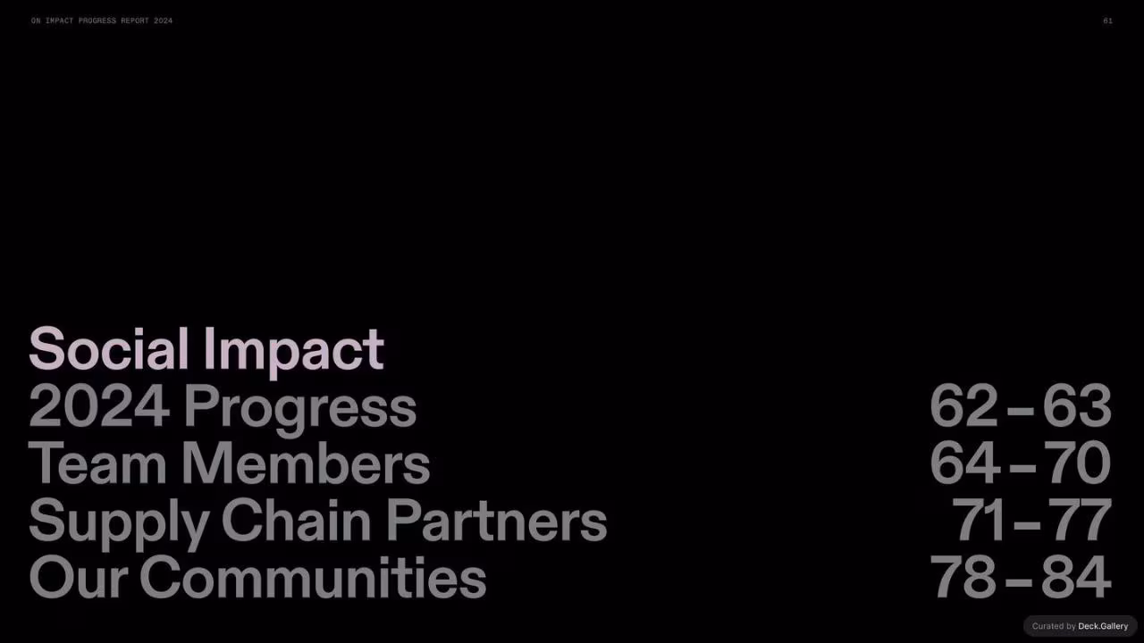 On Impact Progress Report 2024, slide 61