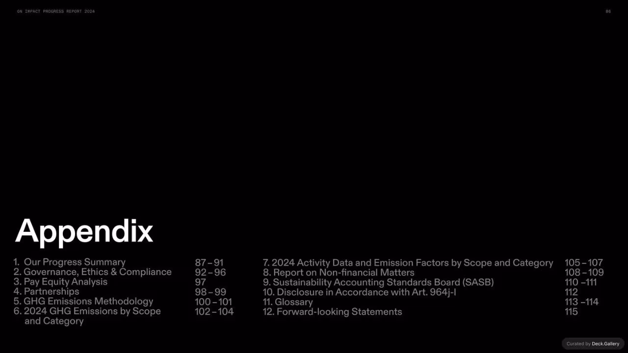 On Impact Progress Report 2024, slide 86