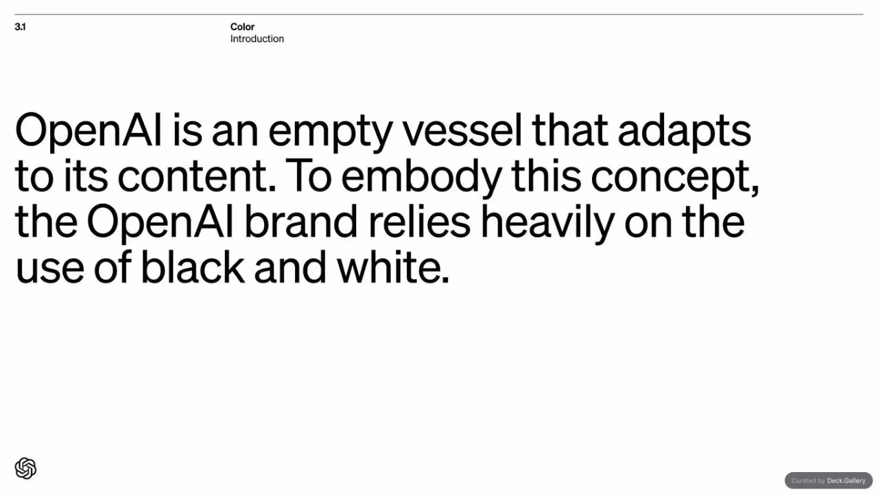 OpenAI Brand Guidelines 2022, slide 8