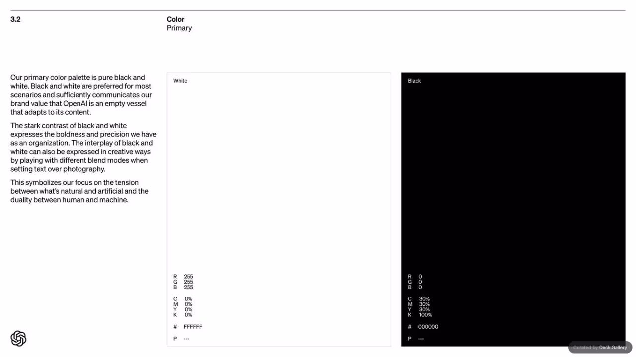 OpenAI Brand Guidelines 2022, page 9