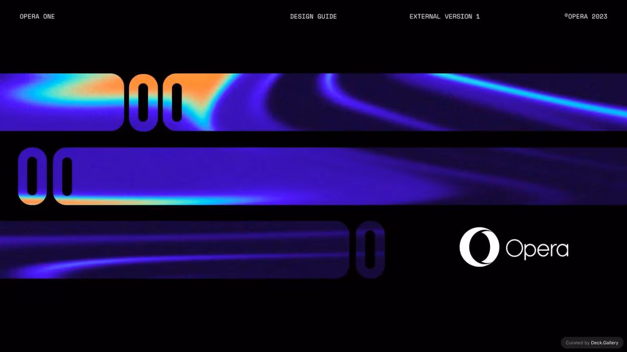 Opera One Design Guide 2023