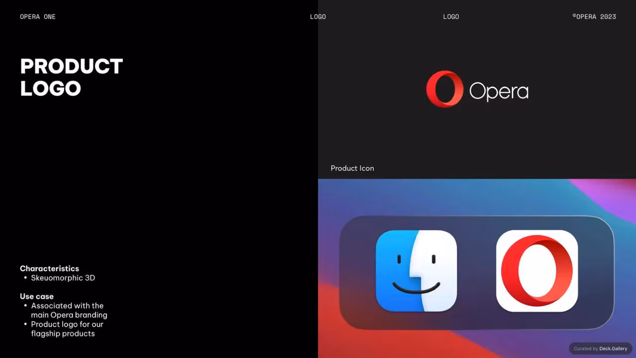 Opera One Design Guide 2023, slide 7