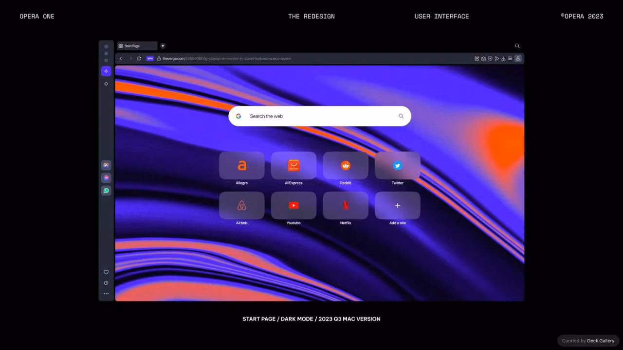 Opera One Design Guide 2023, slide 14