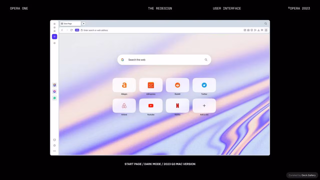 Opera One Design Guide 2023, slide 15