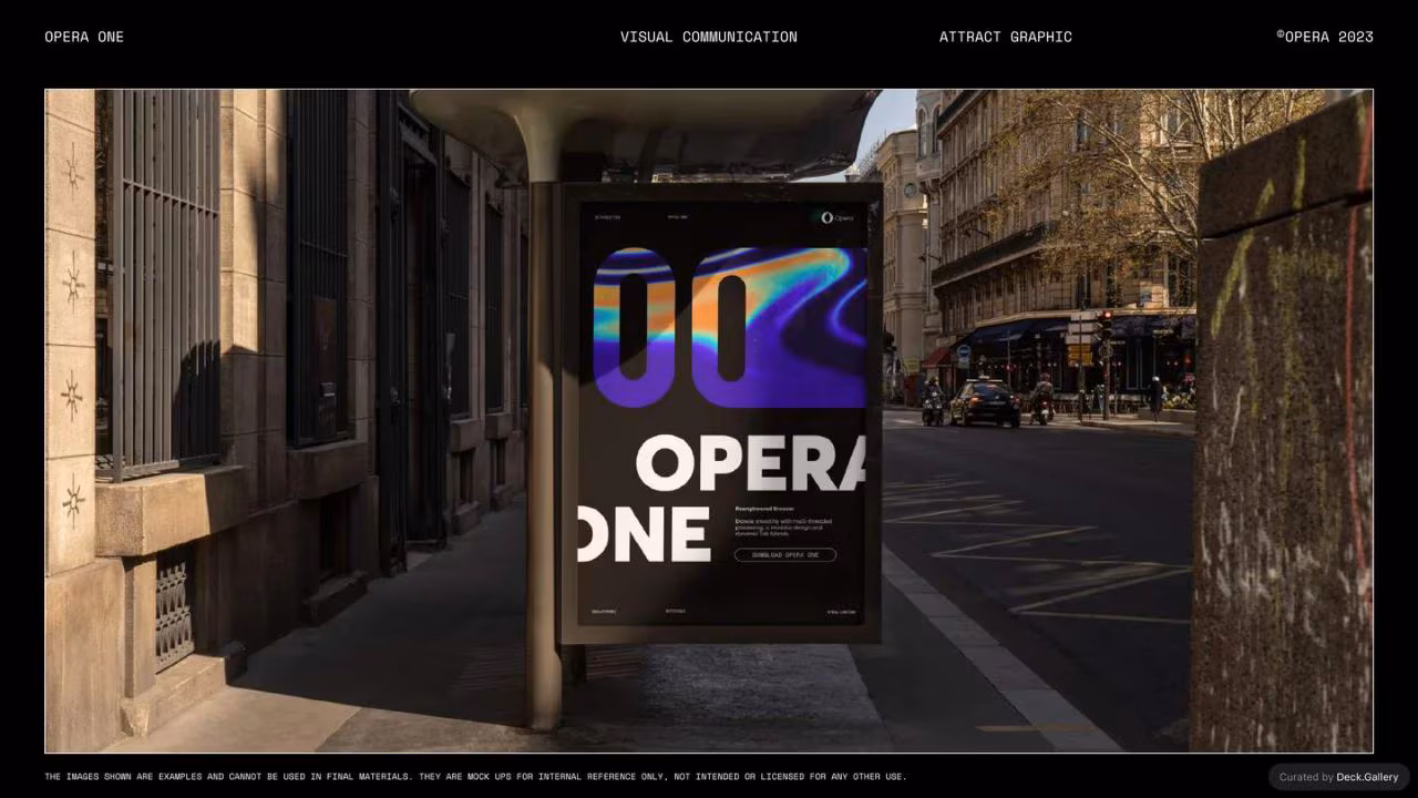 Opera One Design Guide 2023, slide 20