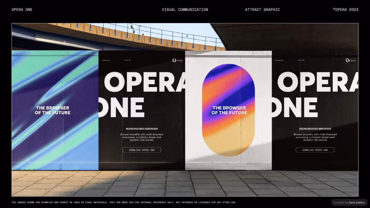 Opera One Design Guide 2023, slide 21