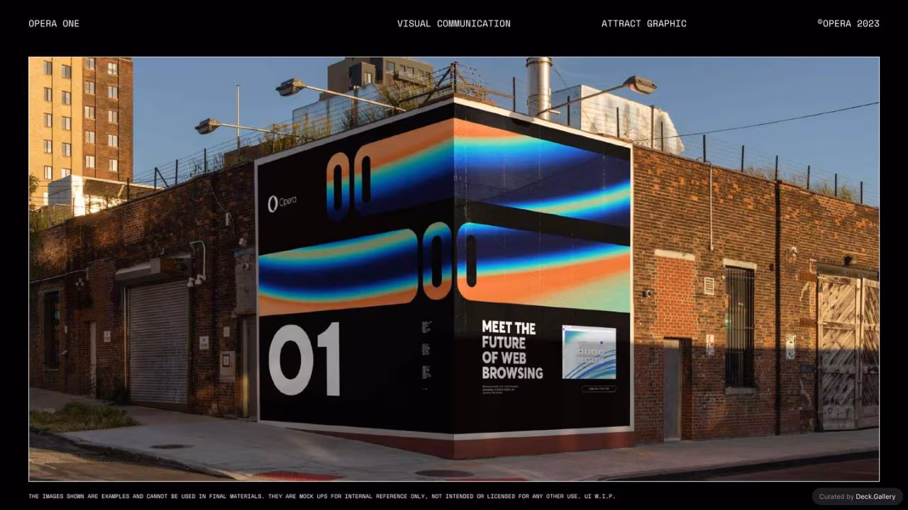Opera One Design Guide 2023, slide 23