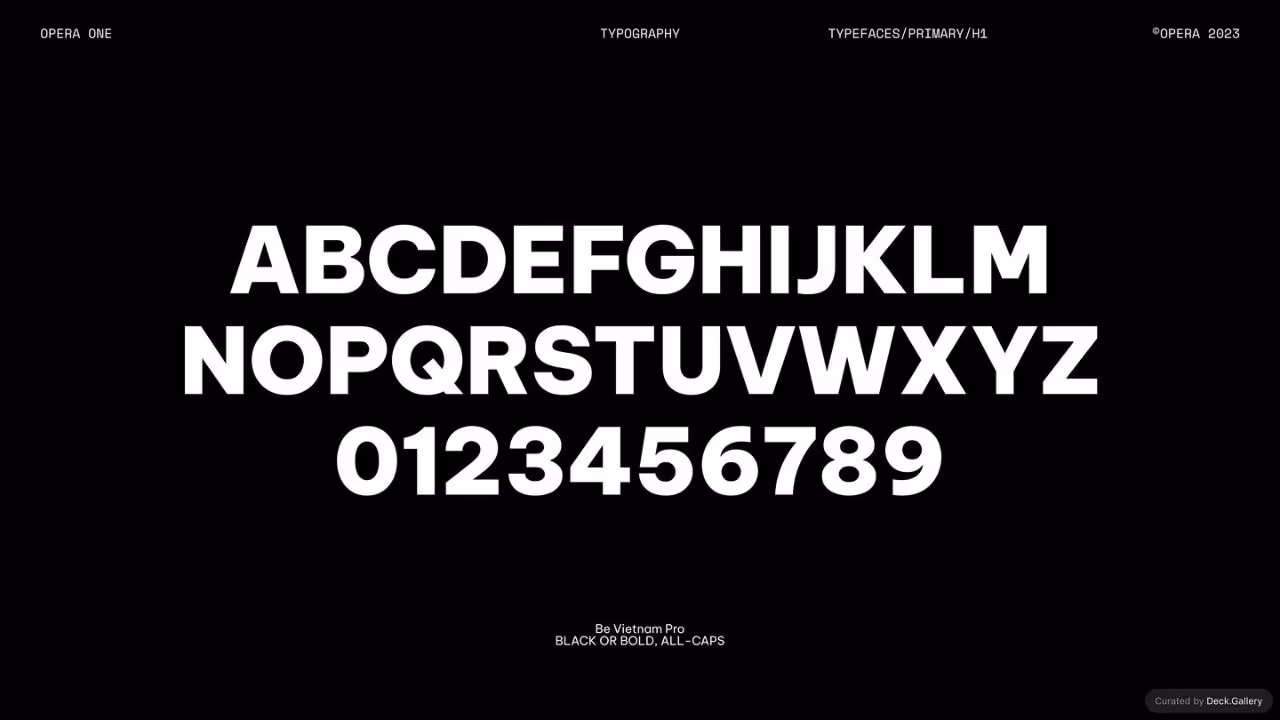 Opera One Design Guide 2023, slide 28