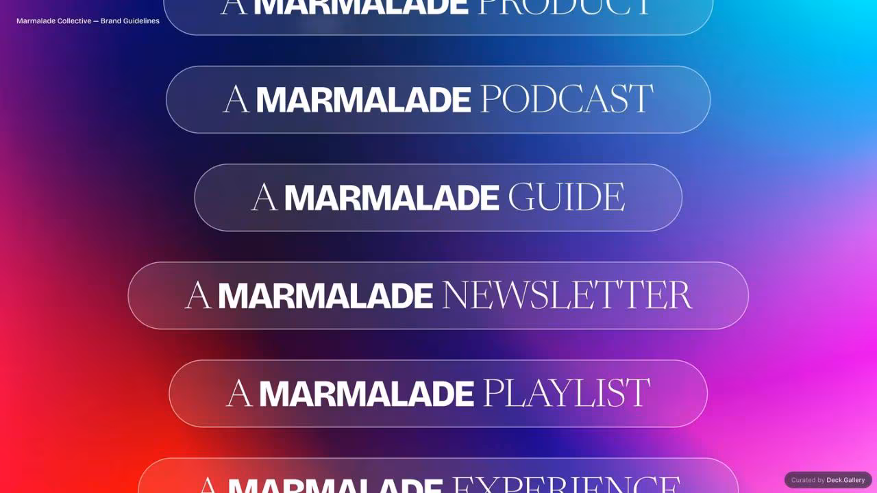 Marmalade Brand Guidelines 2025, slide 28