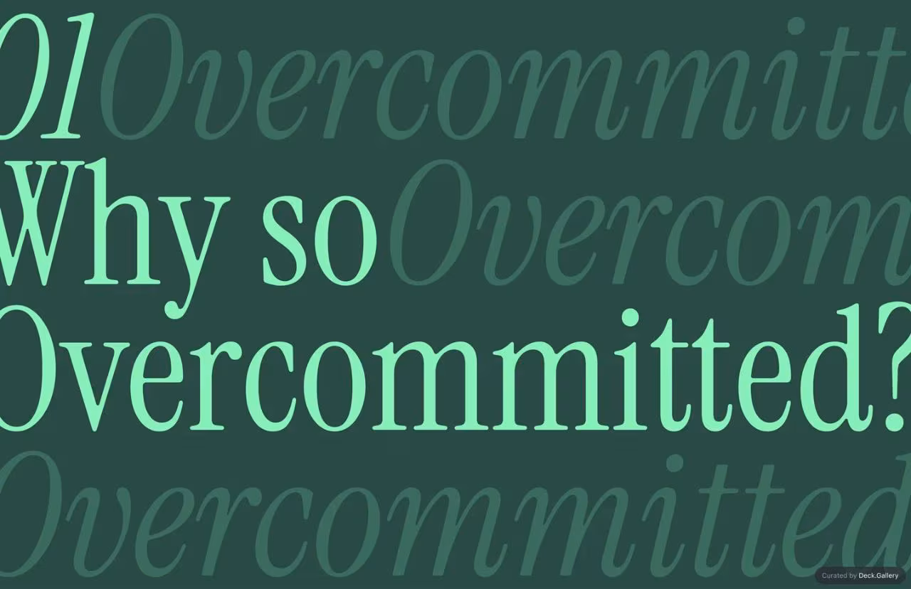 Overcommitted Report 2024, slide 6
