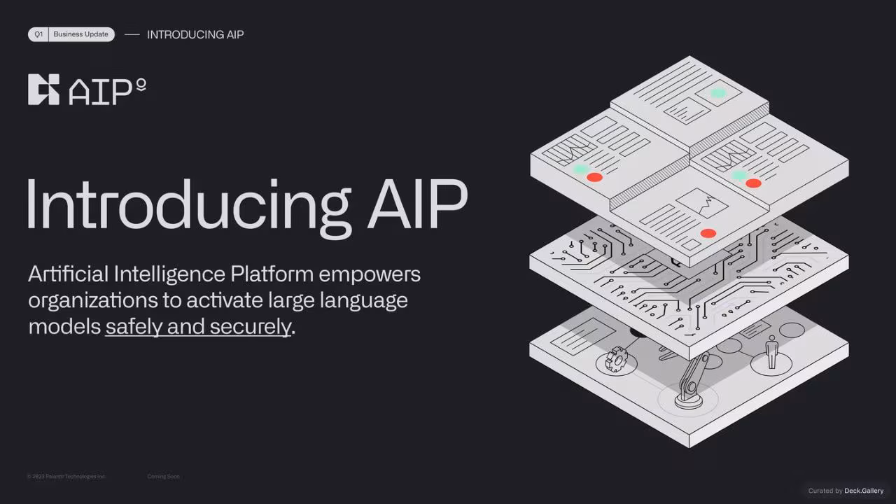 Palantir Q1 2023 Business Update, slide 5