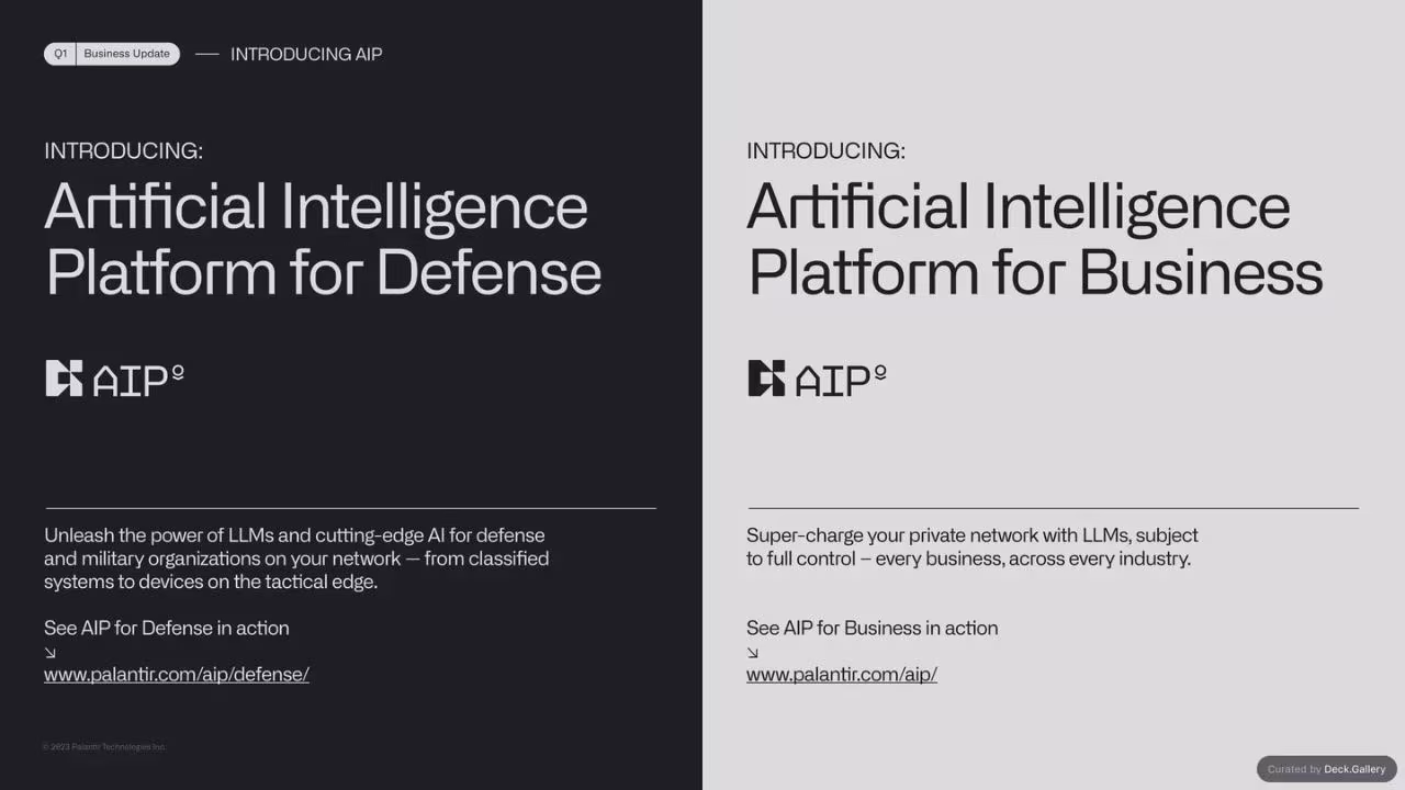Palantir Q1 2023 Business Update, slide 7