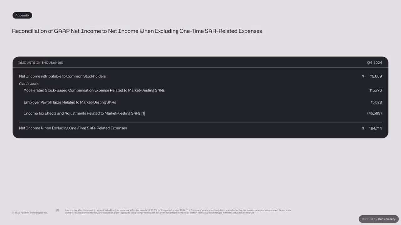 Palantir Q1 2025 Investor Update, slide 37