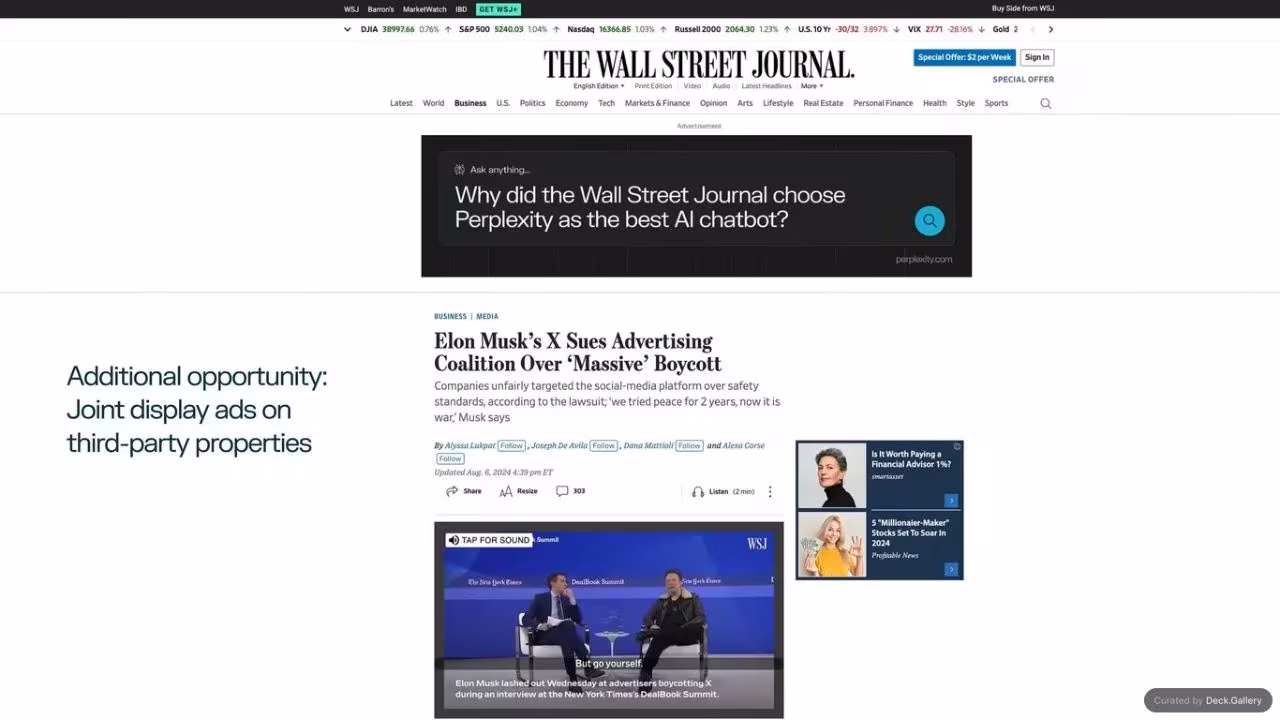Perplexity Ads Pitch Deck 2024, slide 27