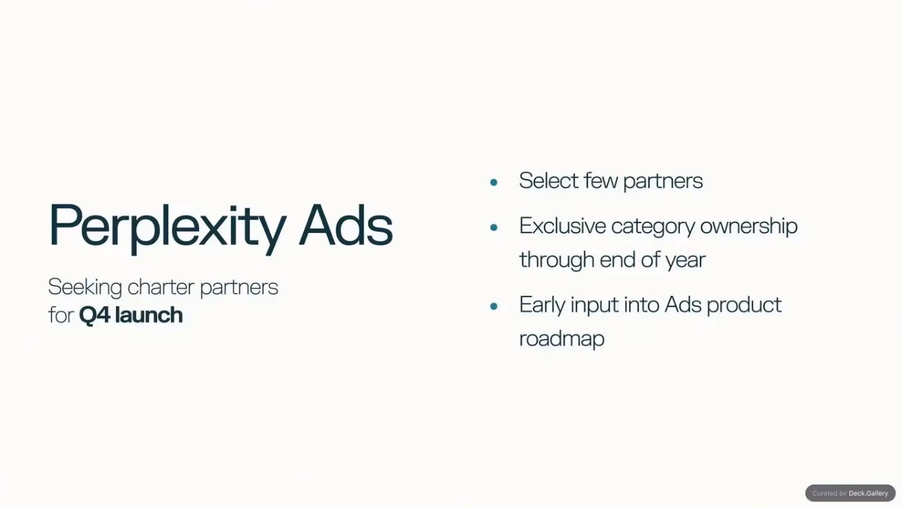 Perplexity Ads Pitch Deck 2024, slide 32