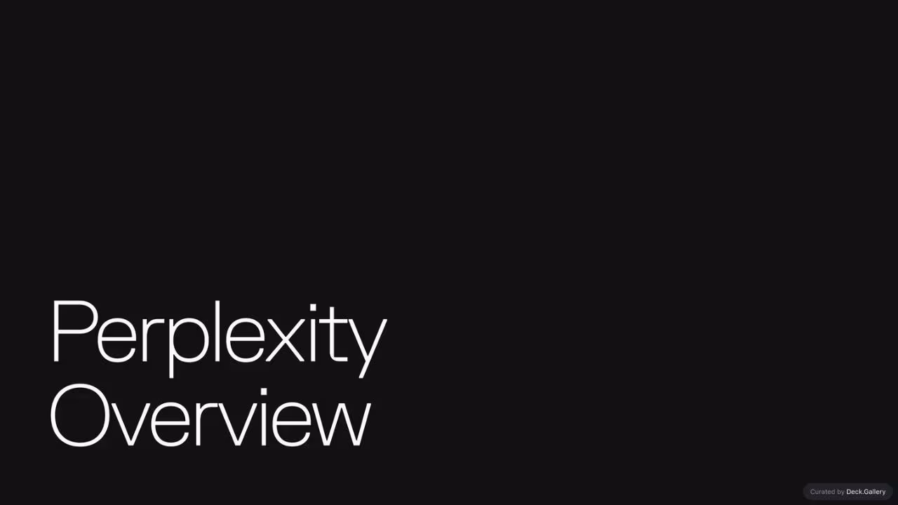 Perplexity Ads Pitch Deck, slide 2