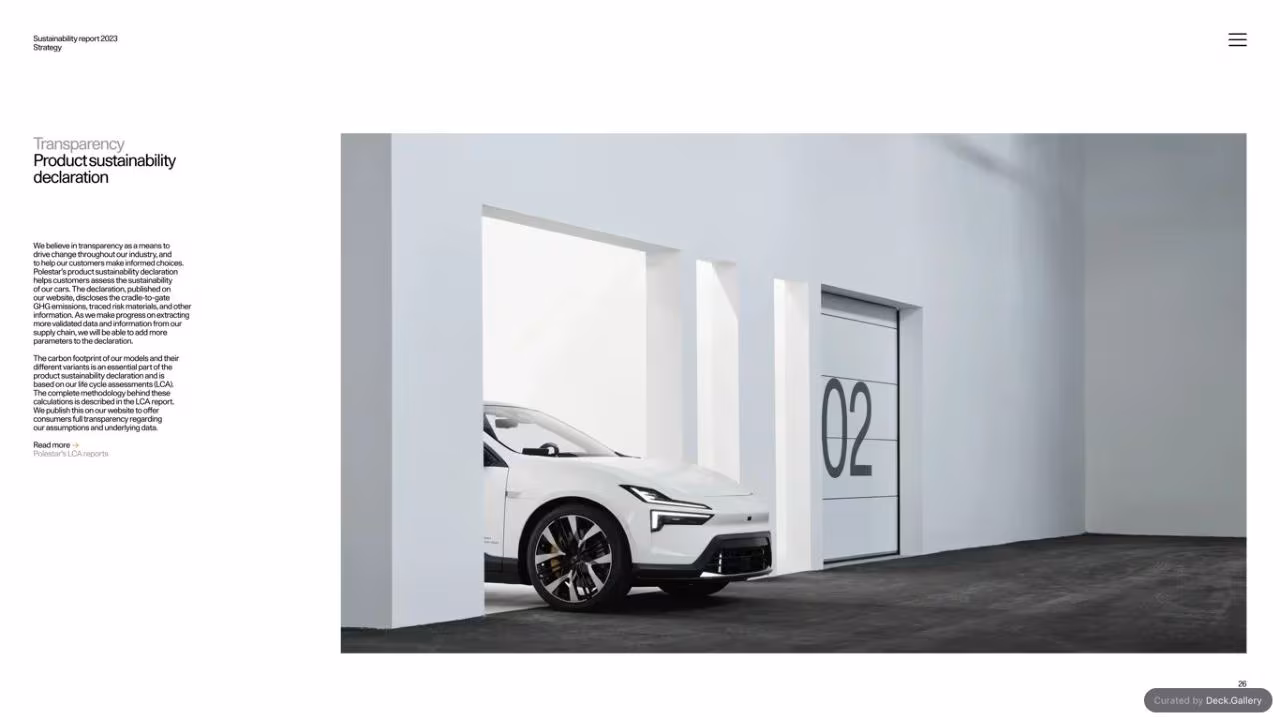 Polestar Sustainability Report 2023, slide 26