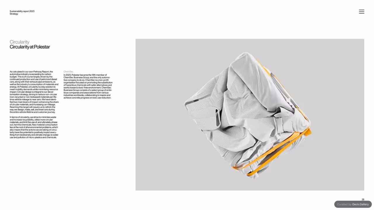 Polestar Sustainability Report 2023, slide 28