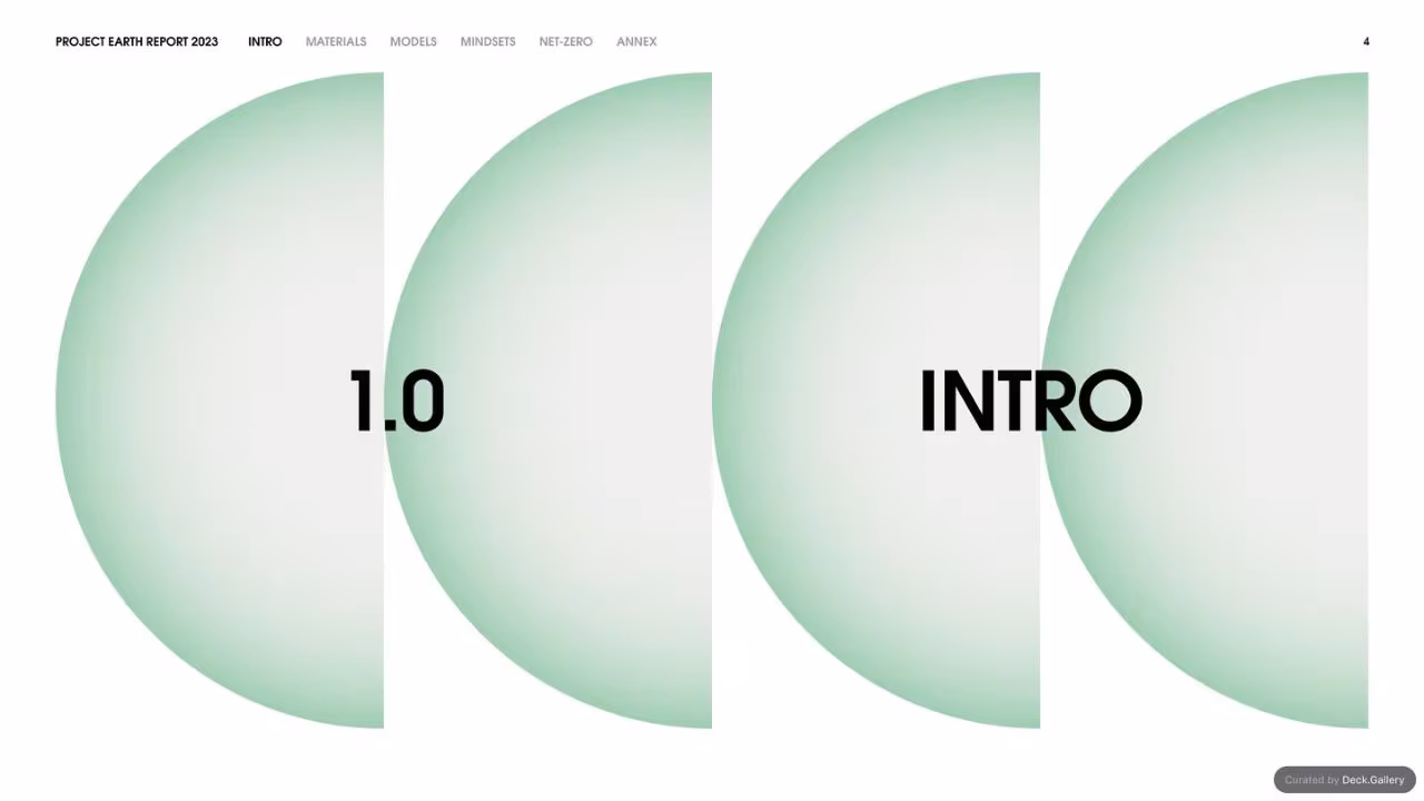 Selfridges Project Earth Report 2023, slide 4
