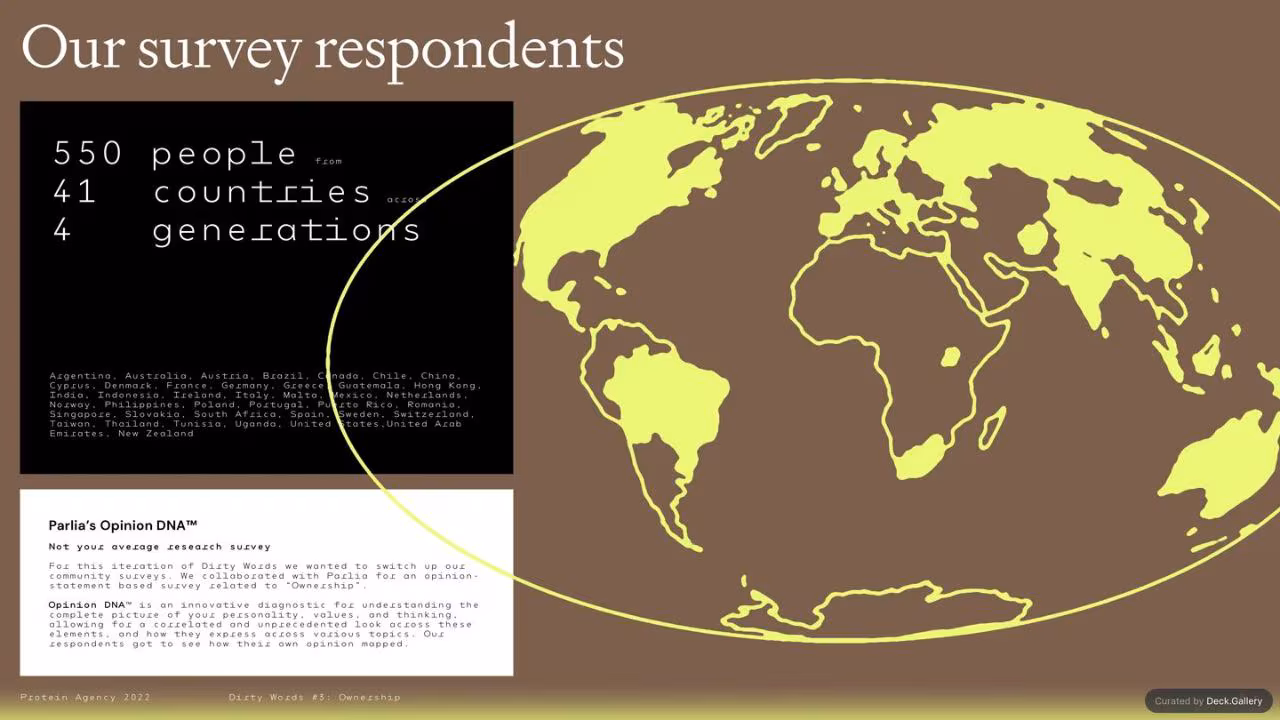 Protein Agency: Ownership (Dirty Words #3) 2022, slide 6