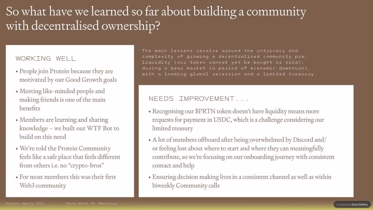 Protein Agency: Ownership (Dirty Words #3) 2022, slide 42
