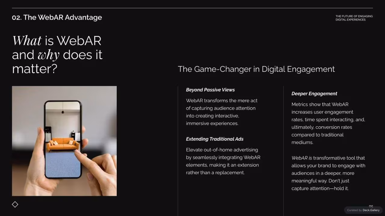 Reflektor WebAR Marketing Guide 2024, slide 5