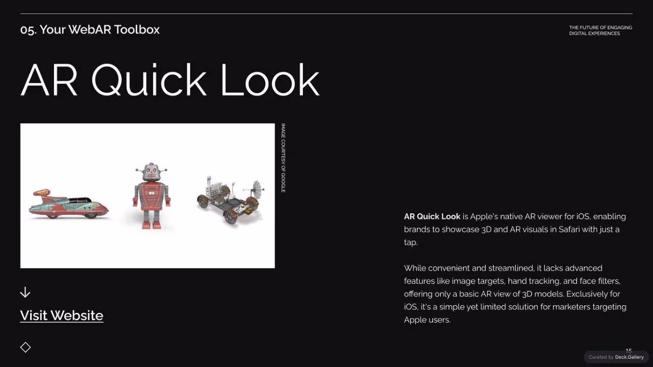 Reflektor WebAR Marketing Guide 2024, slide 15