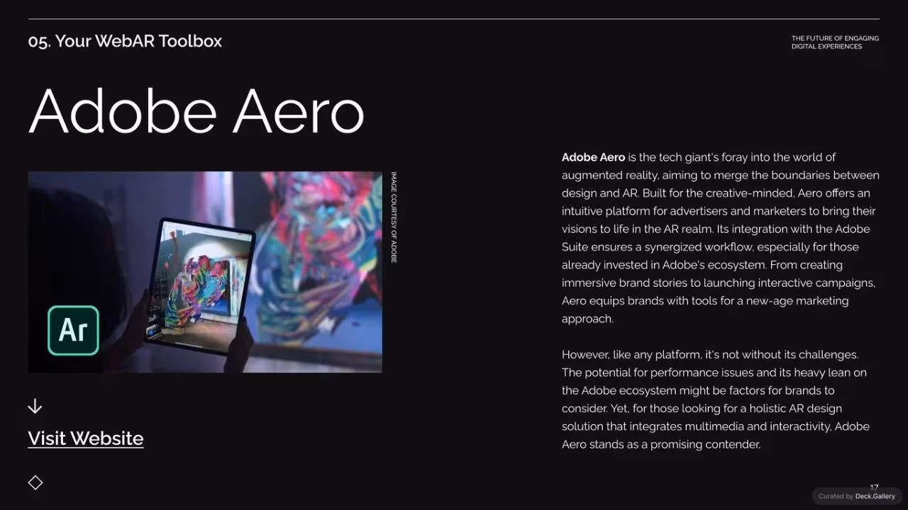 Reflektor WebAR Marketing Guide 2024, slide 17