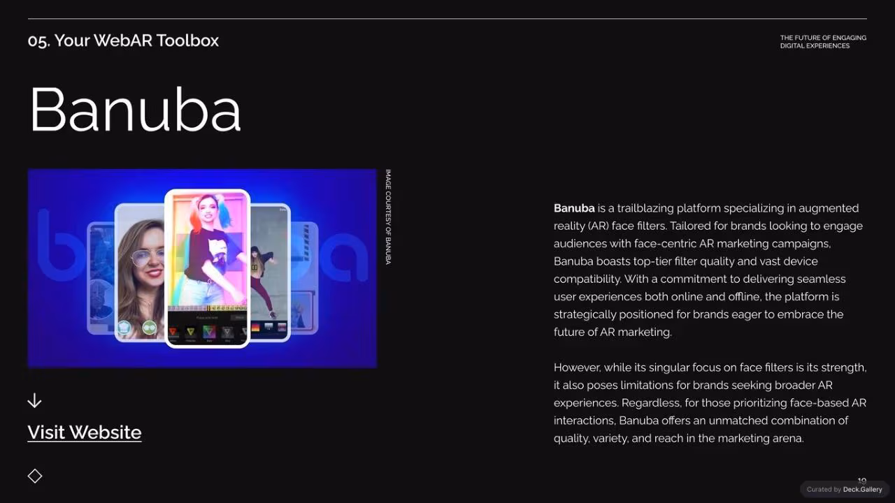 Reflektor WebAR Marketing Guide 2024, slide 19