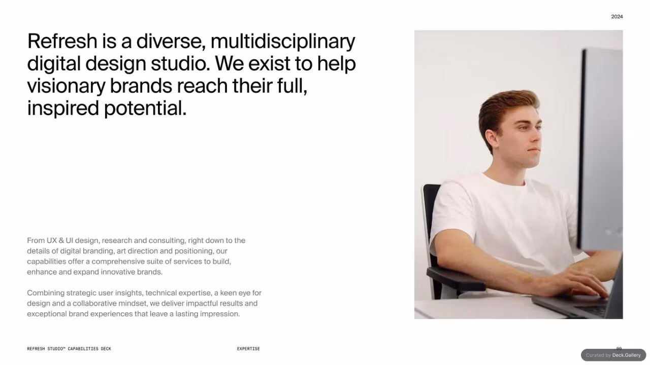 Refresh Studios Capabilities Deck 2024, slide 10