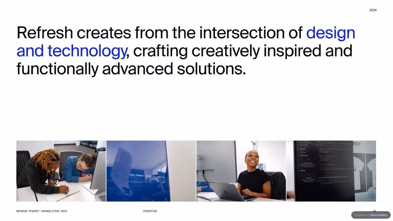 Refresh Studios Capabilities Deck 2024, slide 11
