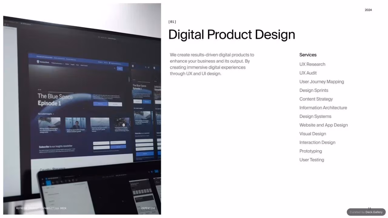 Refresh Studios Capabilities Deck 2024, slide 12