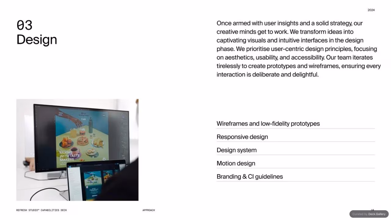 Refresh Studios Capabilities Deck 2024, slide 19