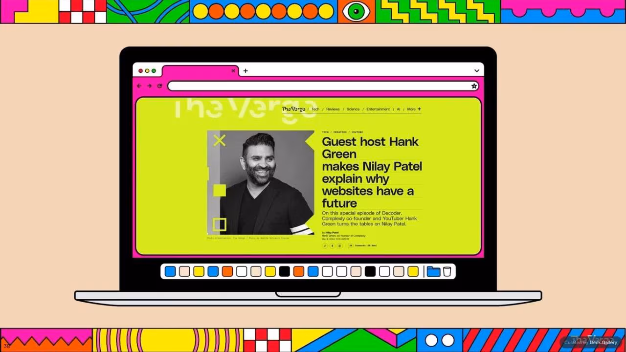Remodelling the Internet: The Verge 2025, slide 38