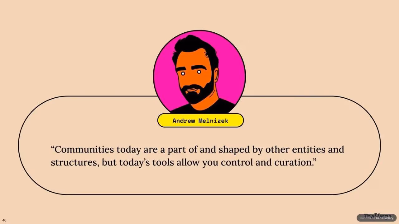Remodelling the Internet: The Verge 2025, slide 46